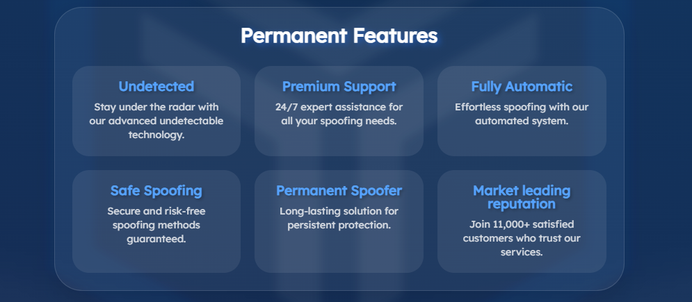 Features of a permanent HWID Spoofer, taken from Sync.top spoofer.